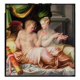 Eros and Psyche, 16th Century (Oil on Canvas)
