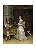 Lady at Her Toilette, C.1660 (Oil on Canvas)
