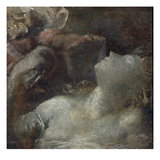 Study for 'Ophelia', C.1870 (Panel)
