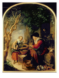 The Pancake Seller, 1650-55 (Oil on Panel)