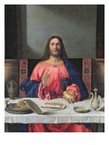 The Supper at Emmaus (Oil on Panel) (Detail of 97010)