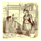 Archimedes Taking a Warm Bath, Illustration from 'The Comic History of Rome'