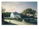 The Artist's Family House, C.1859 (Oil on Canvas)
