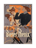 Poster Advertising Phenix Beer, C.1899 (Colour Litho)