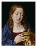 Catherine of Aragon as the Magdalene (Oil on Oak Panel)