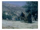 Flight into Egypt, 1899 (Oil on Canvas)