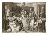 From Hand to Mouth, Engraved by J.M. Johnstone (Engraving)