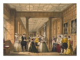 The Gallery at Hatfield House, Hertfordshire, from 'Architecture of the Middle Ages' Published 1838