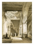 Interior of the Maqsourah in the 9th Century Mosque of Ahmed Ibn-Touloun, Cairo (Litho)