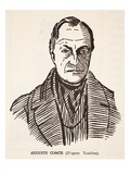 Auguste Comte (Litho)