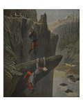 The Rescue of a Soldier, Illustration from 'Le Petit Journal: Supplement Illustre'