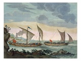 A Brigantine Giving Chase to a Felucca, and About to Board Her, from 'Le Naptune Francois'