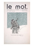 Front Cover of 'Le Mot' Magazine, March 1915 (Colour Litho)