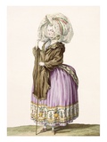 Polonoise, Engraved by Voysard, Plate No.84 from 'Galeries Des Modes Et Costumes Francais'