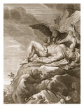 Prometheus Tortured by a Vulture, 1731 (Engraving)