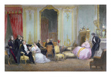 Family Scene, C.1840 (Colour Litho)