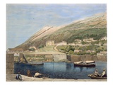 South Barracks from Rosia Bay, from 'Select Views of the Rock and Fortress of Gibraltar'