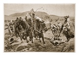 Field Artillery Coming into Action