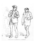 Paul Verlaine and Arthur Rimbaud in London, 1872 (Pen and Ink on Paper)