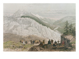 The Glacier and the Chamonix Valley, Engraved by Adolphe Bayot (1810-66) Mid 19th Century