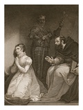 Feckenham by Order of the Queen Visits Lady J. Grey in the Tower, Engraved by W. Bromley