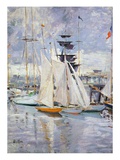 The Harbour, Deauville, Normandy, 1912 (Oil on Canvas)