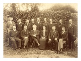 William Morris, Photographed with the Staff at Kelmscott Press (B/W Photo)