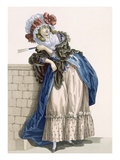 L'Amiable Cephise, Engraved by Dupin, Plate No.205 from 'Galeries Des Modes Et Costumes Francais'