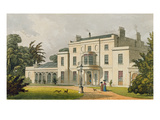 Wimbledon House, from Ackermann's 'Repository of Arts', Published 1826 (Colour Litho)