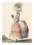 Ladies Promenade Dress, Engraved by Dupin, Plate from 'Galeries Des Modes Et Costumes Francais'