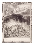 The Death of Hercules, 1731 (Engraving)