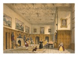 Bat Game in the Grand Hall, Parham Park, Sussex, C.1600 from 'Architecture of the Middle Ages'