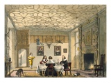 Medieval Family Supper, Wakehurst Place, Surrey, C.1600 from 'Architecture of the Middle Ages'