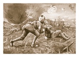 Lance-Naik Lala Drags a Wounded Officer, Whom He Found Lying Close to the Enemy