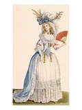 Ladies Turkish Style Evening Dress, from 'Galeries Des Modes Et Costumes Francais', C.1778-87
