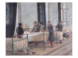 A Visit to the Philippeville Hospital in 1880 (Oil on Canvas)