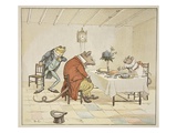 Pray, Miss Mouse, Will You Give Us Some Beer, Illustration from 'A Frog He Would A-Wooing Go'