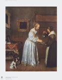 A Lady, Cleaning her Hands