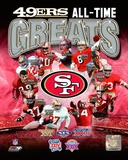 San Francisco 49ers All-Time Greats Composite