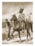 A Bengal Lancer and His Boxer Captive