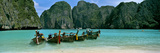 Buy Longtail Boats in the Sea, Maya Bay, Phi Phi Le, Thailand at AllPosters.com