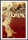 La Boheme, Musica di Puccini Lamina Framed Art Print