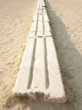 Ruins of a Column at an Archaeological Site, Olympia, Elis, Greece