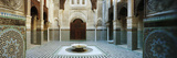 Interiors of a Medersa, Medersa Bou Inania, Fez, Morocco