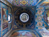 Interiors of a Church, Church of the Savior on Spilled Blood, St. Petersburg, Russia