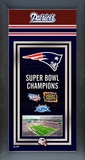 New England Patriots Framed Championship Banner