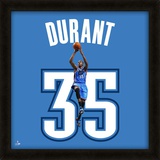 Kevin Durant, Thunder photographic representation of the player's jersey