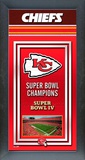Kansas City Chiefs Framed Championship Banner