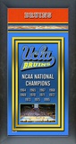 2010 UCLA Bruins Framed Championship Banner