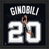 Manu Ginobili, Spurs photographic representation of the player's jersey